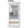 Lacn vchodov dvere plastov Soft WDS 3/3 sklo re biele 88x198 cm, prav (Obr. 0)