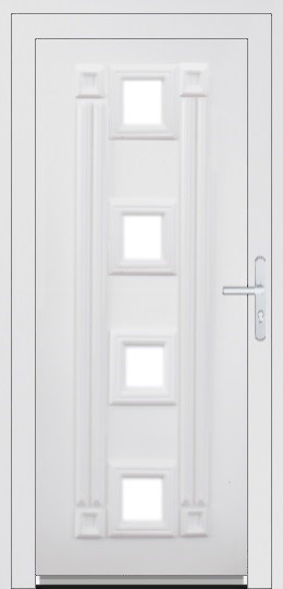 Jednokrdlov dvere Soft 3D Vchodov dvere plastov Soft Stella