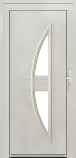 Jednokrdlov dvere Soft 3D Vchodov plastov dvere Soft Melody