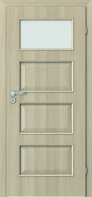Lacne dvere PORTA+VERTE - AKCIA Lacn Interirov dvere PORTA Klasik CPL 5.2 - komplet dvere + zruba + kovanie