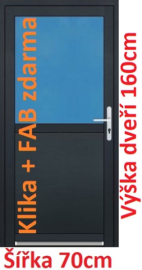 Vchodov plastov dvere Soft 1/2 sklo 70x160 cm - Akce!
Kliknutm zobrazte detail obrzku.